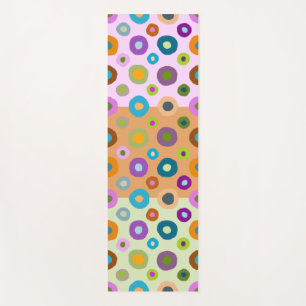 Multi Colorful yoga Matt funky boho double sided Mat