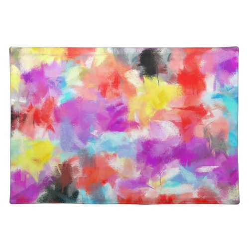 Multi Colors Abstract Art Painting 15 Placemat