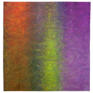 Multi Colors Abstract Art Painting 4 Cloth Napkin