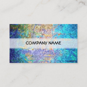Multi Colors Abstract Art Painting Business Card