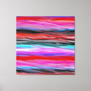 Multi Colors Modern Abstract Art Painting 5 Canvas Print