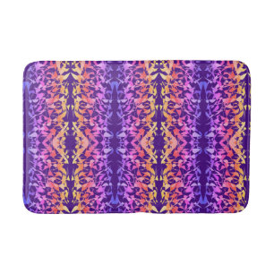 Multi Colour Abstract Bath Mat