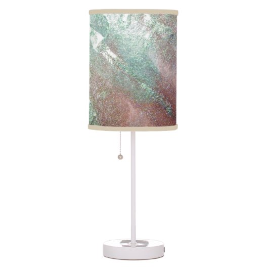 Multi Colour Glitter Paint Table Lamp (Right)