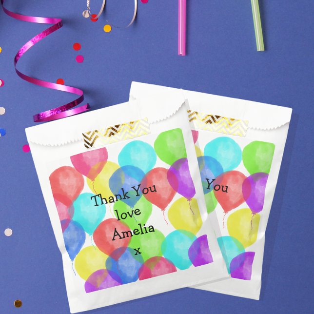 Multi-coloured Balloon Party Favor Bag (Creator Uploaded)
