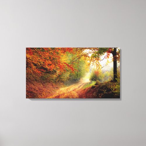 Multi Coloured Landscape Captivating Elegant photo Canvas Print