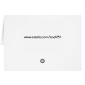 Multi-coloured Peace Symbols Cards (Back Horizontal)