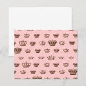Multi Crown design - choose bkgd color (Front/Back)