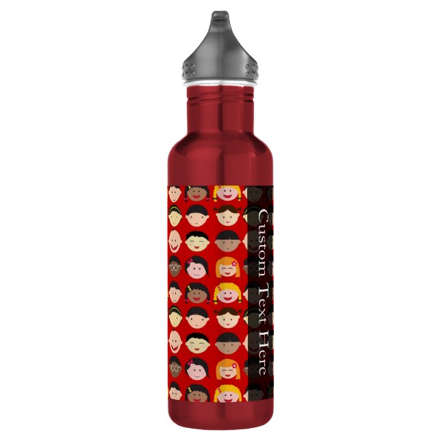 Multi-Cultural Children Stainless Steel Water Bottle (Right)