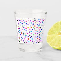 Multi. Dots Shot glass