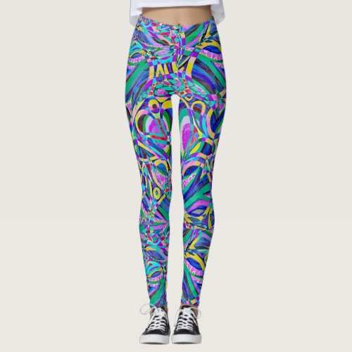 Multi Fab Leggings