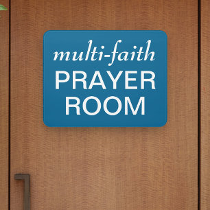 Multi Faith Prayer Room Door Sign