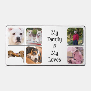 Multi-Family Photos with Pets Desk Mat