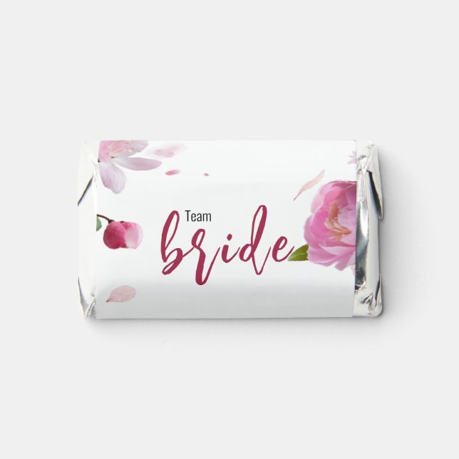 Multi Floral Bridal Shower Hershey's Miniatures (Front)