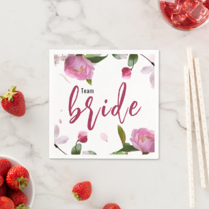 Multi Floral Bridal Shower Napkins