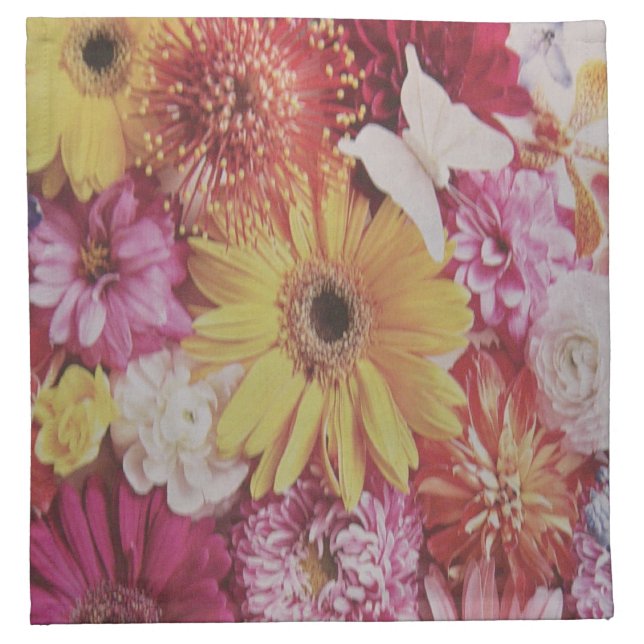 MULTI FLOWERS NAPKIN (Front)