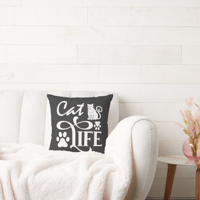 Multi Fluffy Throw Pillow (Couch)