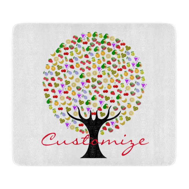 Multi-fruit tree Thunder_Cove Cutting Board (Front)
