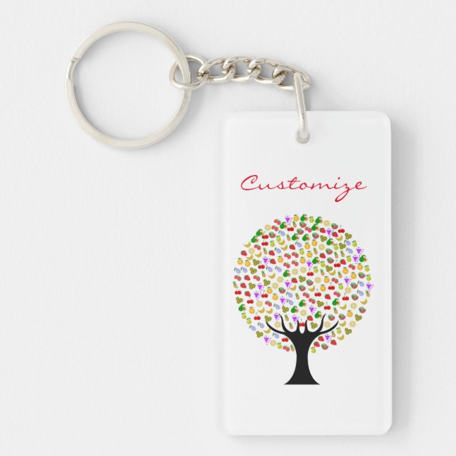 Multi-fruit tree Thunder_Cove Keychain (Front)