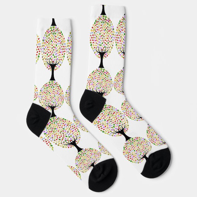 Multi-fruit tree Thunder_Cove Socks (Right)