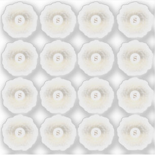 Multi Gold Sparkle Monogram Sticker