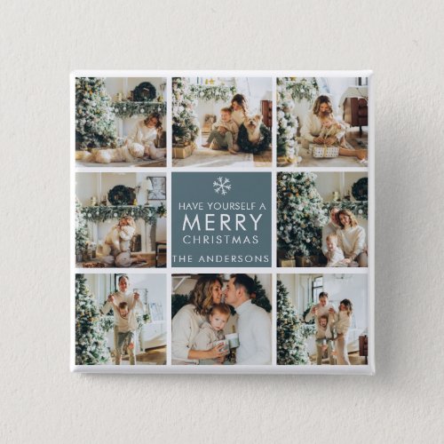 Multi Holiday Photos  Merry Christmas  Gift Button