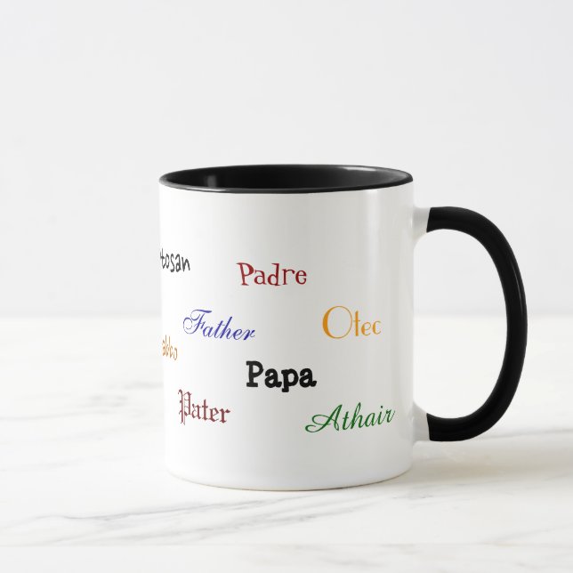 Multi-language Dad Mug (Right)