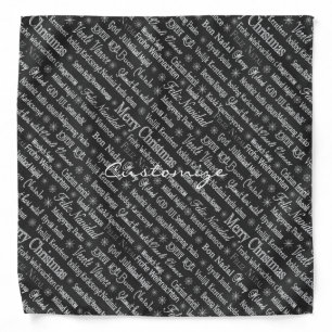 Multi-language Merry Christmas Thunder_Cove Bandana