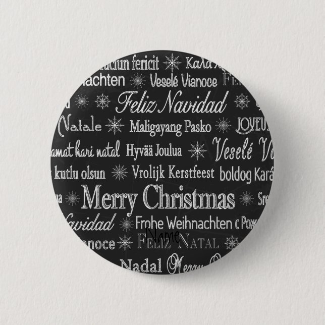 Multi-language Merry Christmas Thunder_Cove Button (Front)