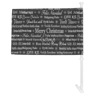 Multi-language Merry Christmas Thunder_Cove Car Flag