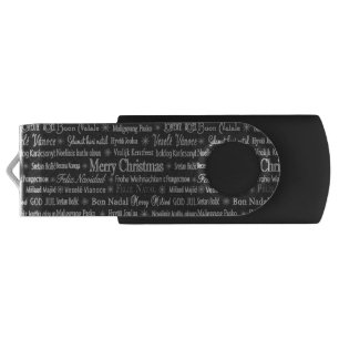 Multi-language Merry Christmas Thunder_Cove Flash Drive