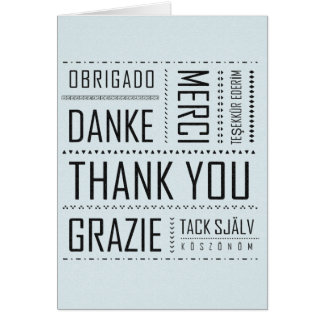 Elegant 30 Thank You Card Language