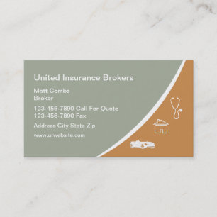 Multi Line Insurance Business Card