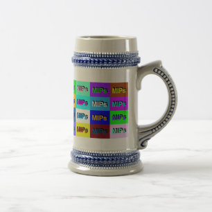 multi MIPs logo beer stein