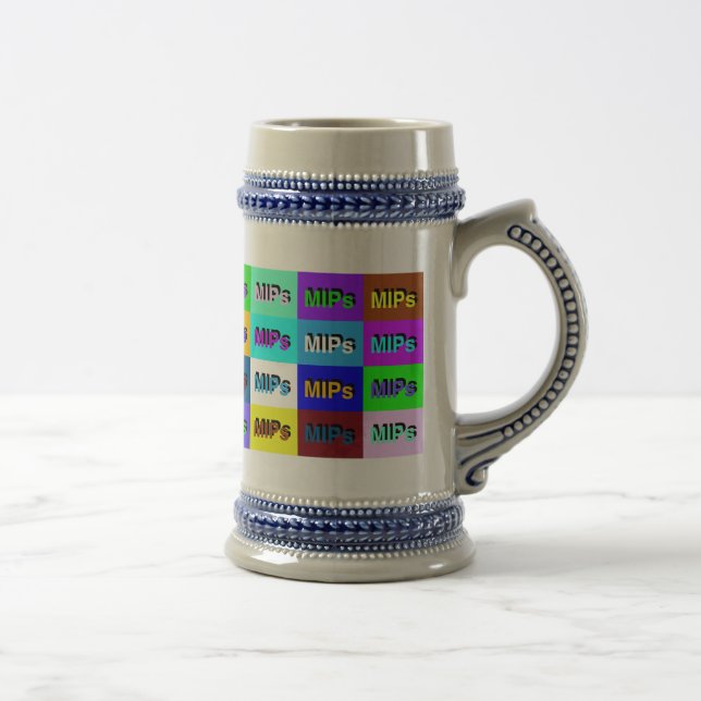 multi MIPs logo beer stein (Right)