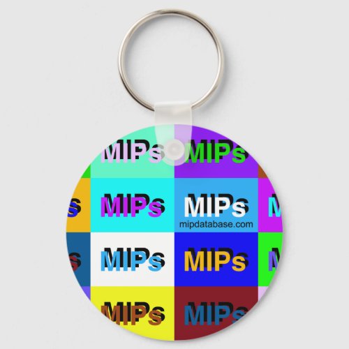 multi mips logo key chain