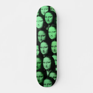 Multi-Mona in Green - 70s Style Skateboard
