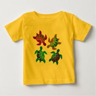 Multi Painted Turtles Infant Tees