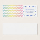 Multi Pastel Chevron Pattern (Front & Back)