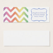 Multi Pastel Chevron Pattern (Front & Back)