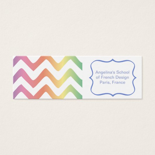 Multi Pastel Chevron Pattern (Front)