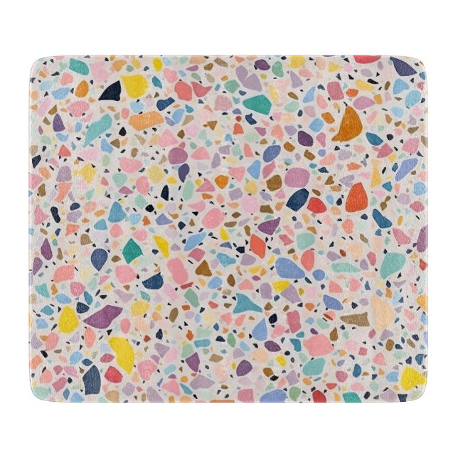 Multi Pastel Terrazzo Cutting Board (Front)