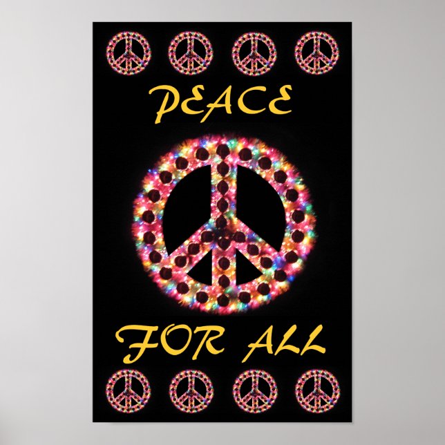 multi peace for all poster (Front)
