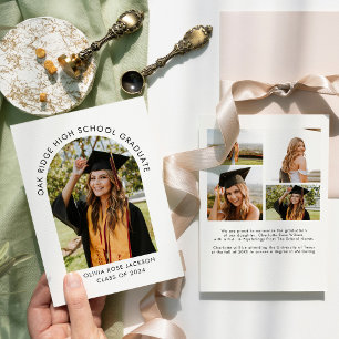 Multi Photo Arch Graduation Announcement