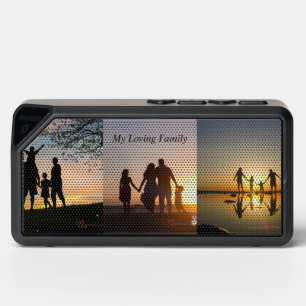Multi Photo Collage Modern Personalized Bluetooth Speaker