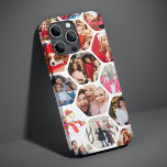 Multi Photo Collage Simple Modern Hexagon Pattern iPhone 13 Pro Max Case<br><div class="desc">Multi Photo Collage Simple Modern Hexagon Pattern Christmas Phone Cases features a photo collage of your favorite photos in a hexagon shape. Perfect for birthday, Christmas, Mother's Day, Father's Day, Grandparents, brother, sister, best friend and more. PHOTO TIP: center your photos before uploading to Zazzle. Designed by ©Evco Holidays www.zazzle.com/store/evcoholidays...</div>