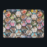 Multi Photo Collage Simple Modern Hexagon Pattern iPad Mini Cover<br><div class="desc">Multi Photo Collage Simple Modern Hexagon Honeycomb Pattern Personalized iPad Covers Cases features a photo collage of your favorite photos in a hexagon shape. Perfect for gifts for birthday, Christmas, Mother's Day, Father's Day, Grandparents, brother, sister, best friend and more. PHOTO TIP: center your photos before uploading to Zazzle. Designed...</div>