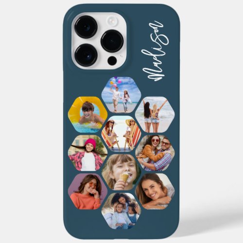 Multi Photo Collage Simple Modern Personalized Cas Case_Mate iPhone 14 Pro Max Case