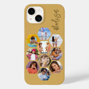 Multi Photo Collage Simple Modern Personalized Case-Mate iPhone 14 Case