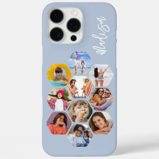 Multi Photo Collage Simple Modern Personalized iPhone 16 Pro Max Case