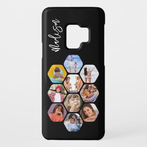 Multi Photo Collage Simple Modern Personalized Case_Mate Samsung Galaxy S9 Case